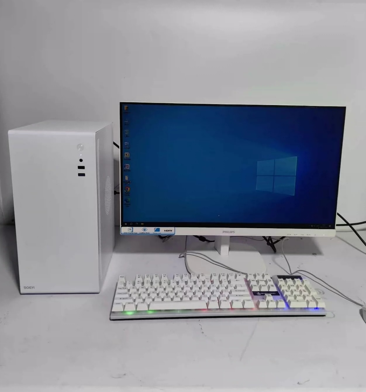 #电脑 二手九成新组装i5 3470办公电脑 游戏主机 台式